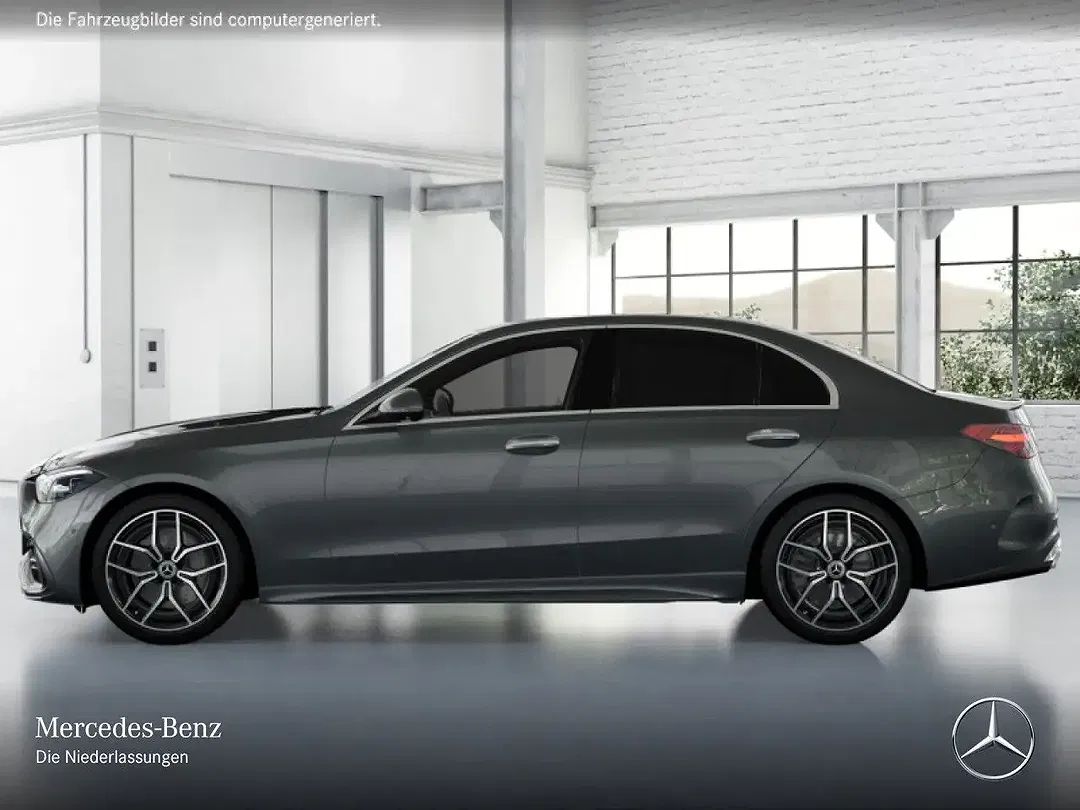 Mercedes-Benz C 300 9G-TRONIC 4MATIC AMG Burmester - Thumbnail 5
