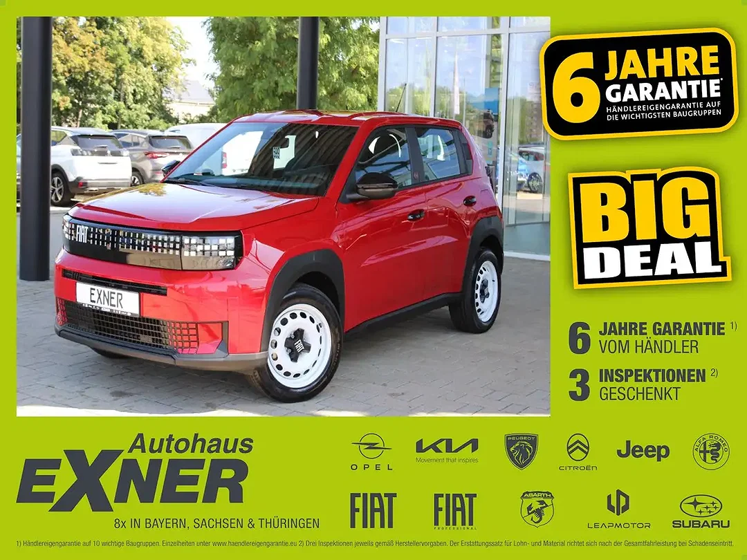 Fiat Grande Panda EV RED - Afbeelding 1