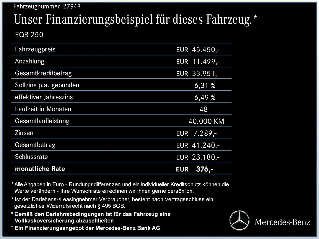 Mercedes-Benz EQB 250 AMG Night - Thumbnail 11