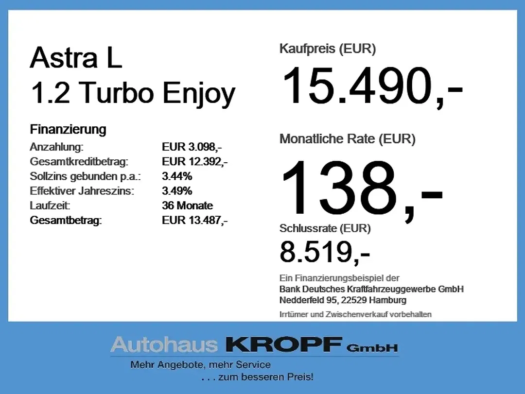 Opel Astra 1.2 Turbo Enjoy - Thumbnail 5