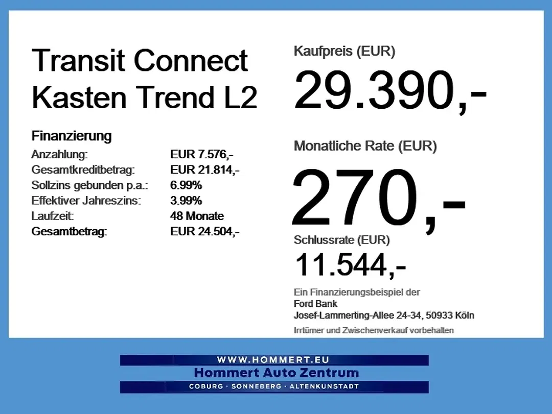 Ford Transit Connect L2 Trend - Thumbnail 5