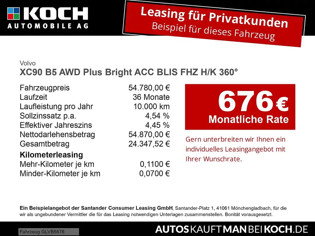 Volvo XC90 B5 AWD Plus Bright - Thumbnail 1