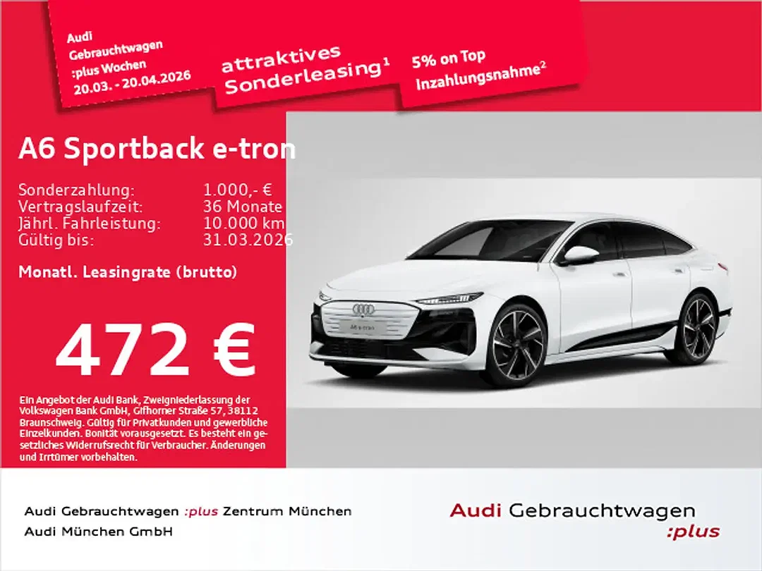 Audi A6 e-tron - Afbeelding 1