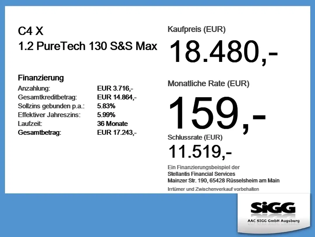 Citroen C4 X 1.2 PureTech Max - Thumbnail 5