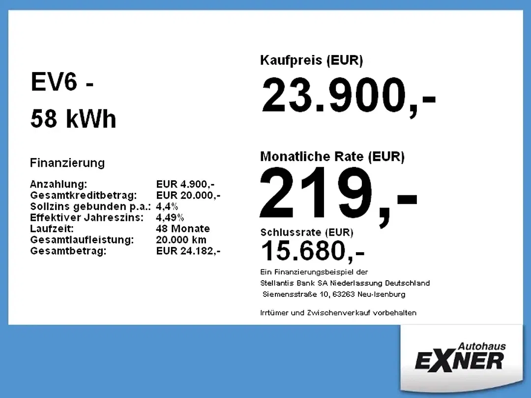 Kia EV6 58 kWh - Thumbnail 4