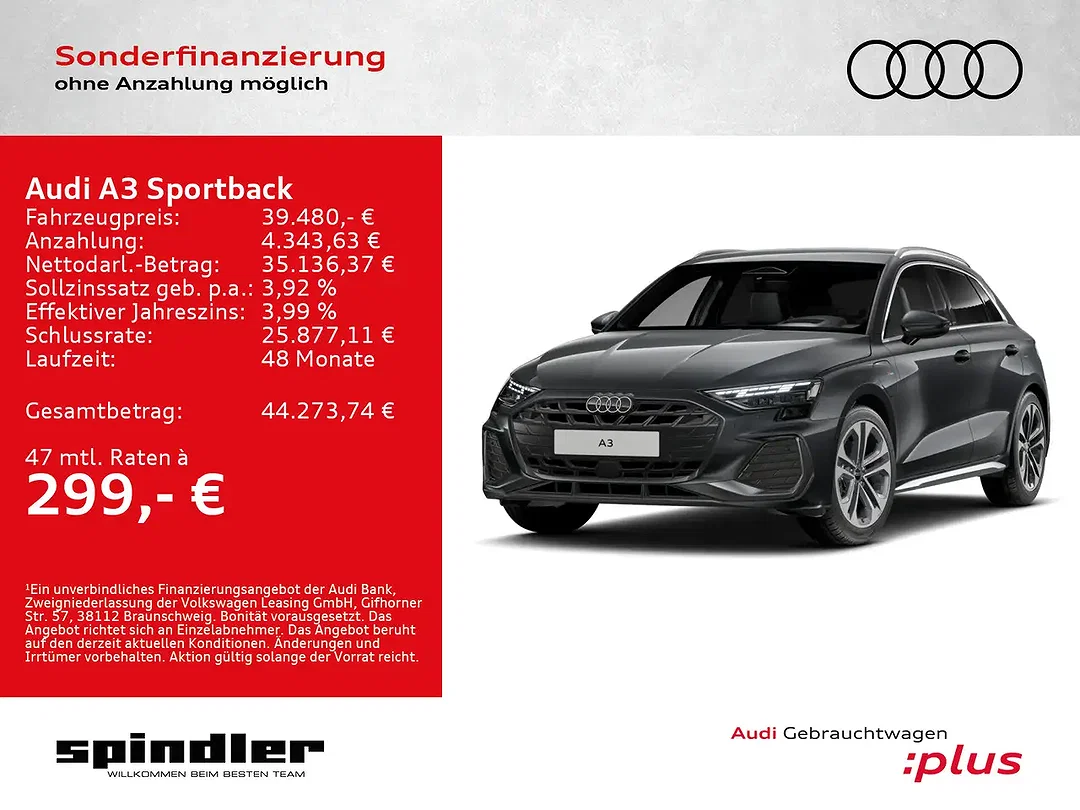 Audi A3 TFSI e S tronic S line - Afbeelding 1