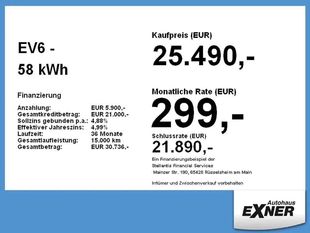 Kia EV6 58 kWh - Thumbnail 4