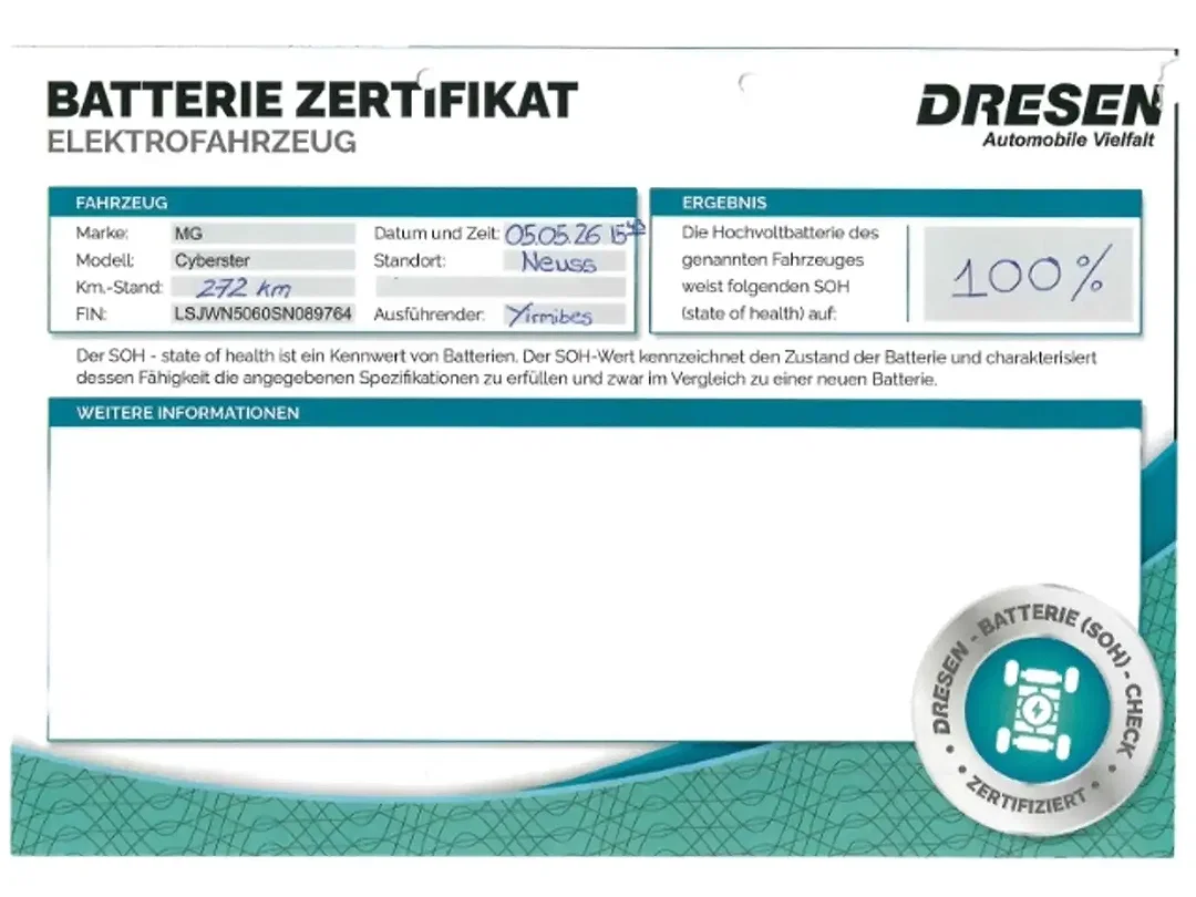 MG Cyberster AWD Xpower - Afbeelding 1