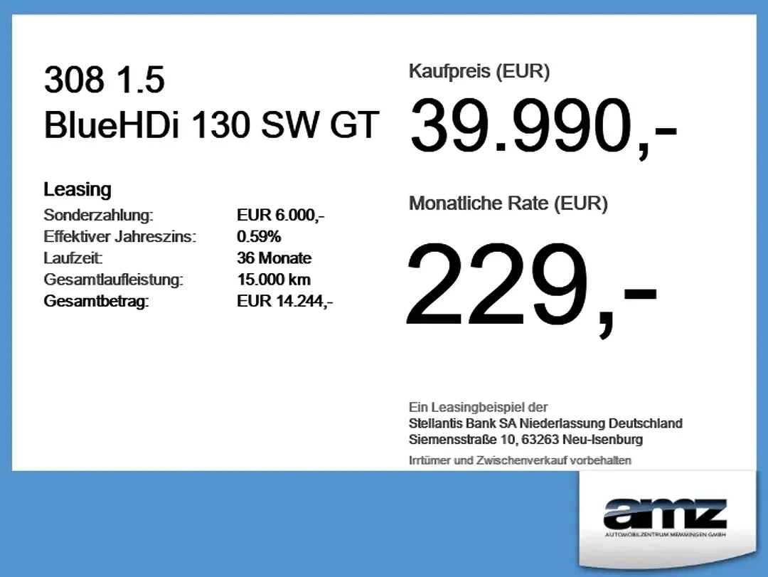 Peugeot 308 130 BlueHDi GT SW - Thumbnail 3