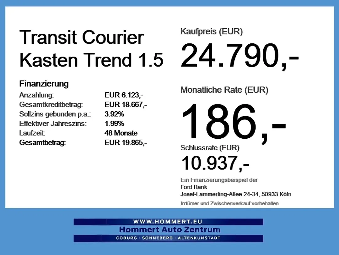 Ford Transit Courier Trend - Thumbnail 3
