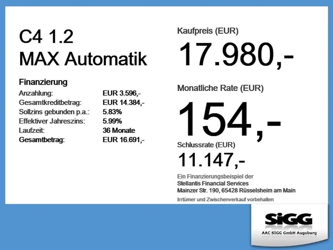 Citroen C4 1.2 EAT8 Max - Thumbnail 5