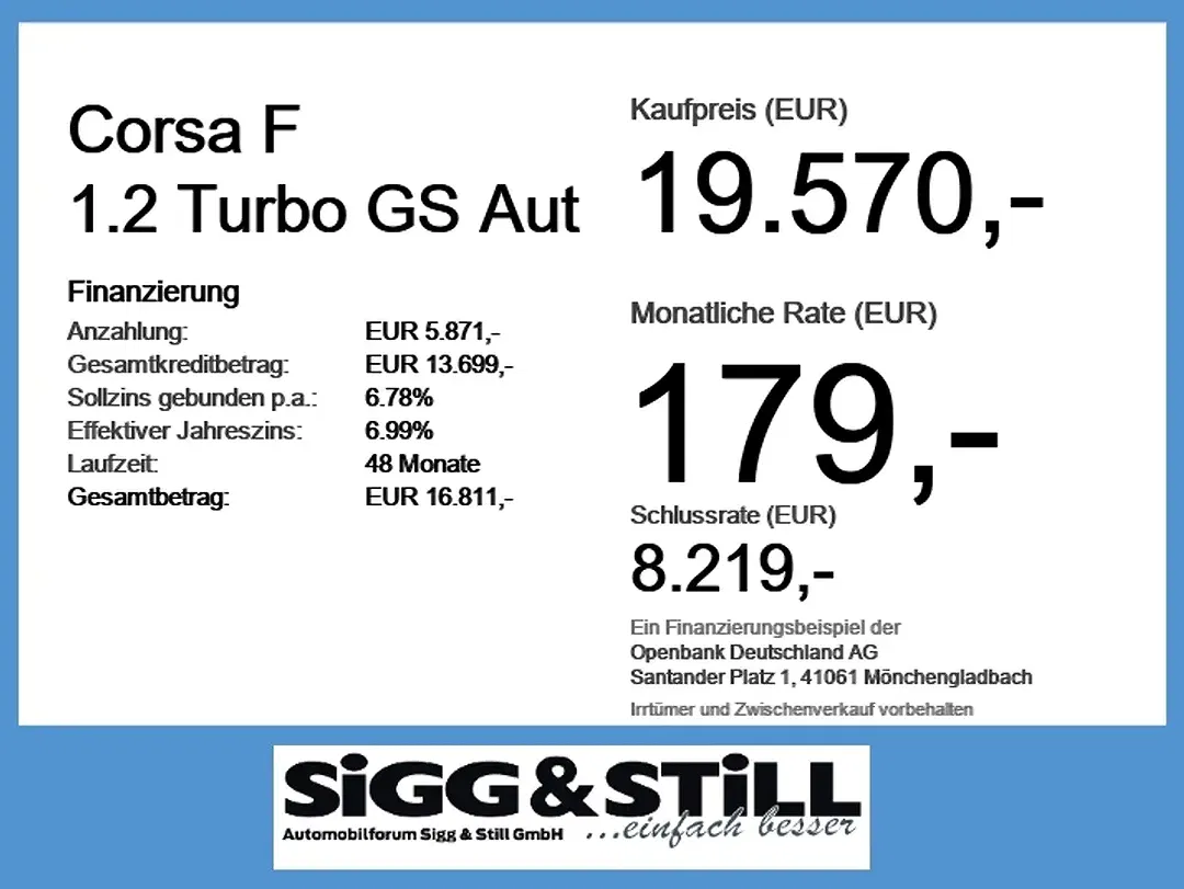 Opel Corsa 1.2 Turbo AUT GS - Thumbnail 3