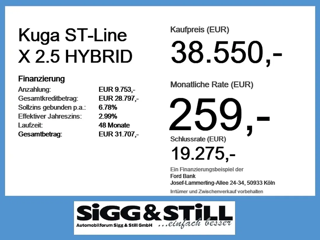 Ford Kuga 2.5 Hybrid ST-Line X - Thumbnail 3
