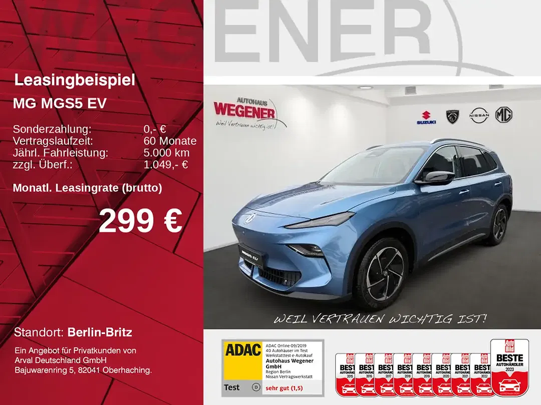 MG MGS5 EV Luxury Long Range - foto 1