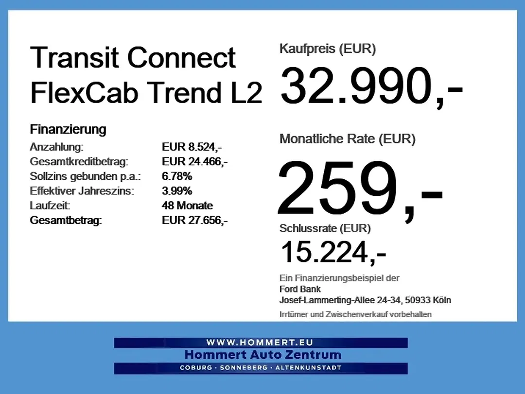 Ford Transit Connect L2 Trend - Thumbnail 5