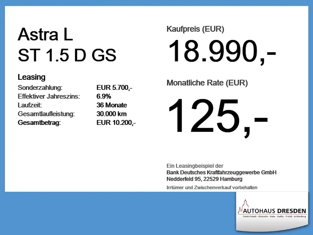 Opel Astra 1.5 D GS - Thumbnail 5