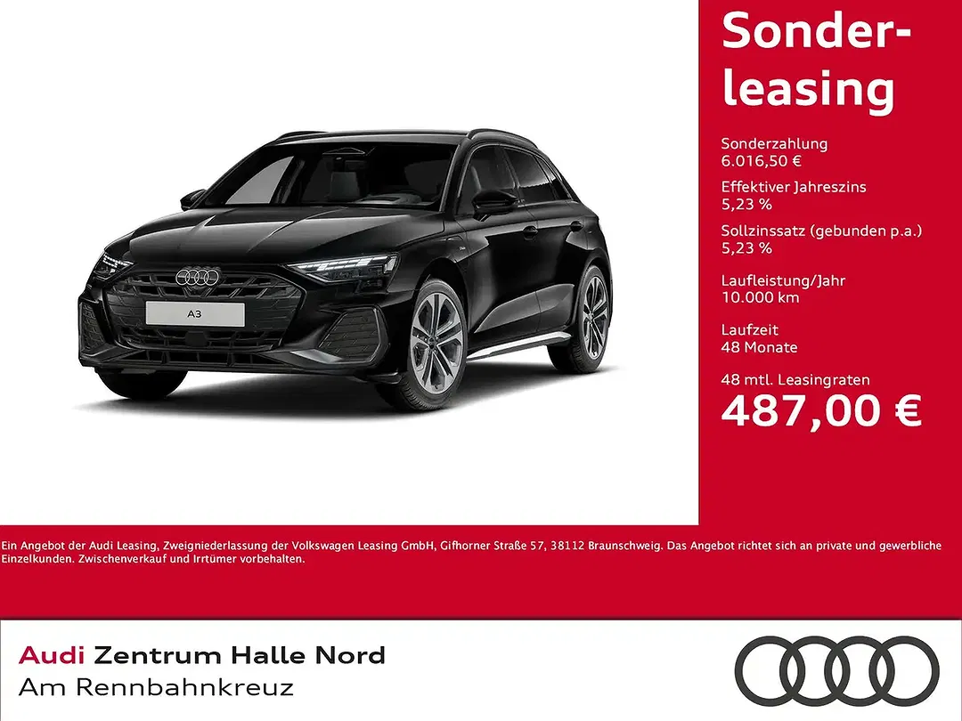 Audi A3 TFSI e S tronic Sportback S line - Thumbnail 1