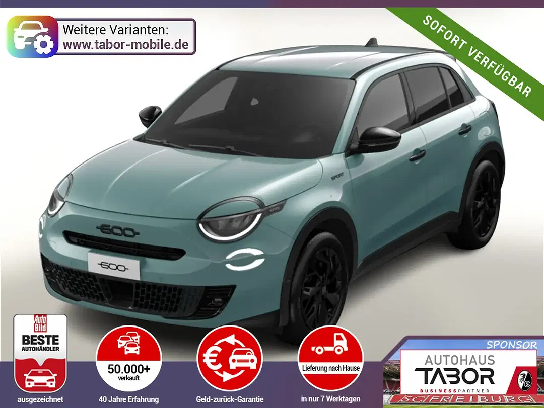 Fiat 600 Hybrid Sport - Afbeelding 1
