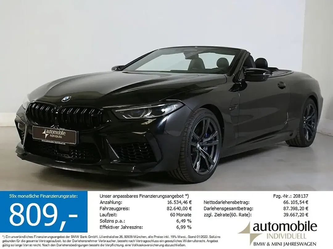 BMW M8 xDrive Competition Convertible - foto 1