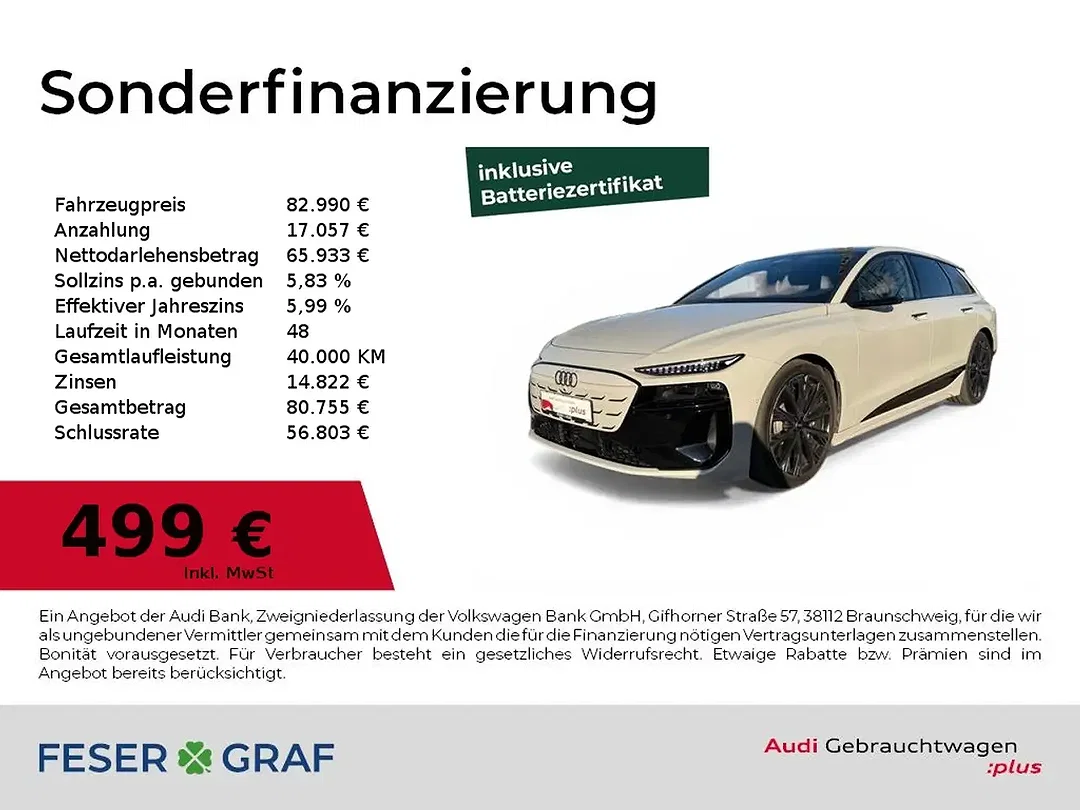 Audi S6 e-tron Avant - Afbeelding 1