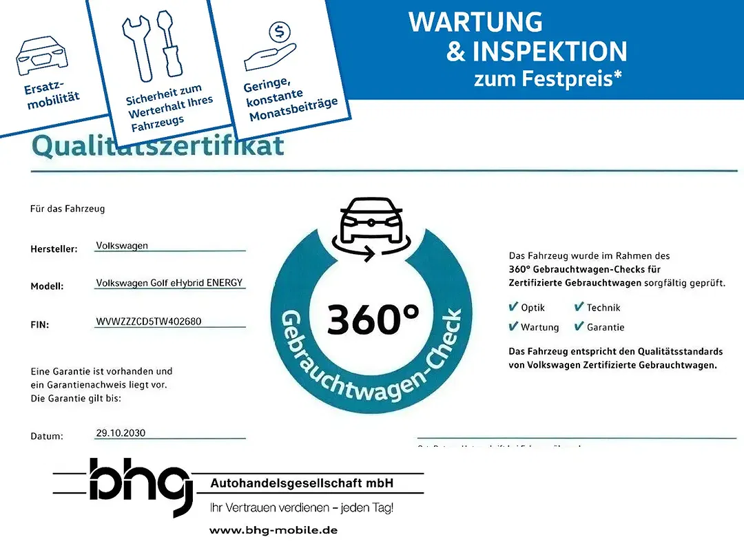Volkswagen Golf 1.5 eHybrid DSG - Thumbnail 7