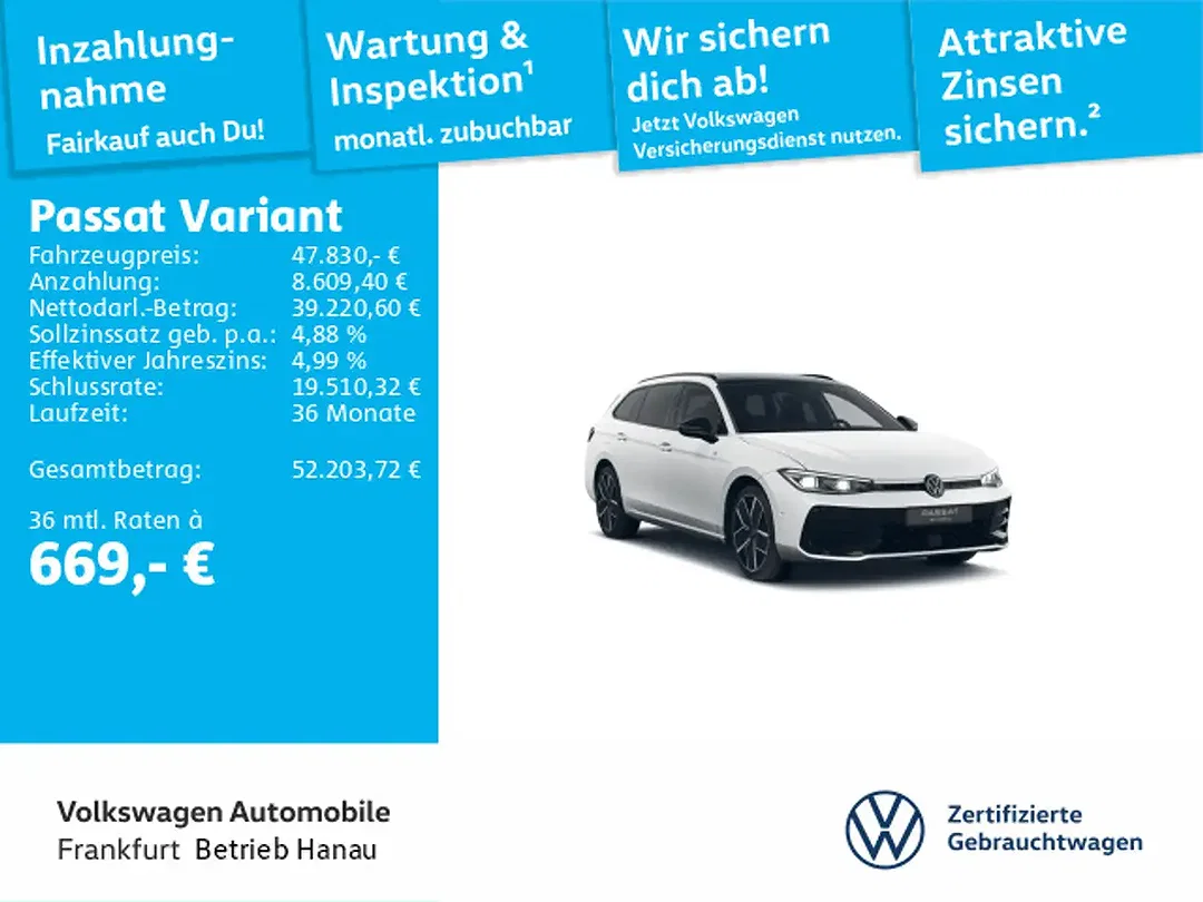 Volkswagen Passat Variant 1.5 TSI eHybrid DSG R-Line - Afbeelding 1
