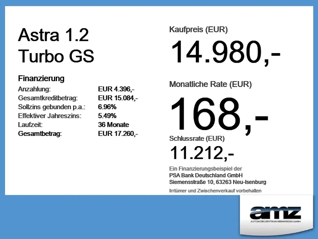 Opel Astra 1.2 Turbo GS - Thumbnail 5