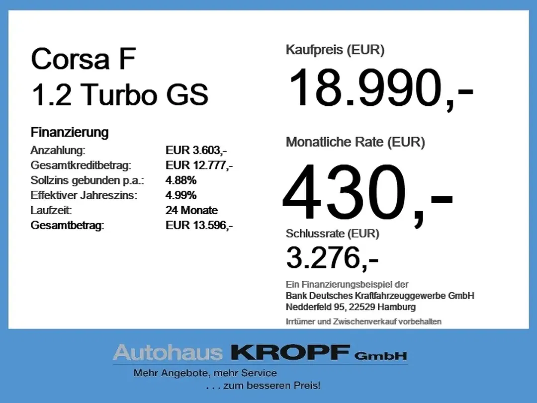 Opel Corsa 1.2 Turbo GS - Thumbnail 3