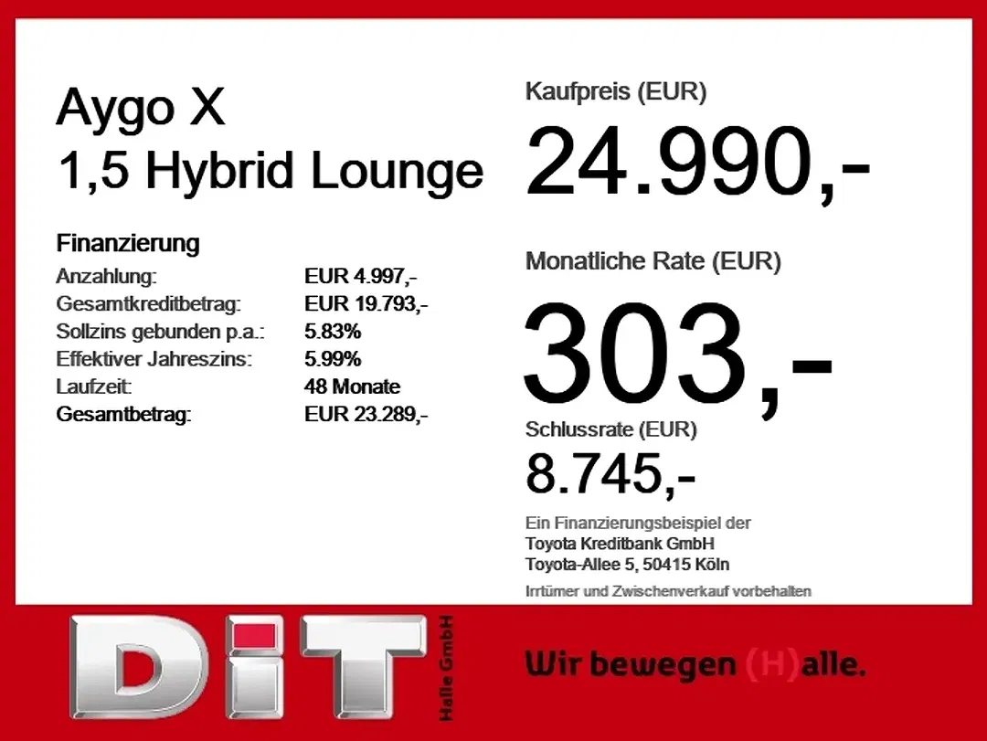 Toyota Aygo X 1.5 Hybrid Lounge - Thumbnail 4