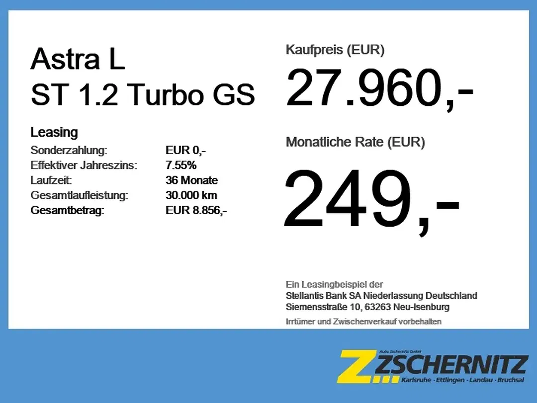Opel Astra 1.2 Turbo GS - Thumbnail 3