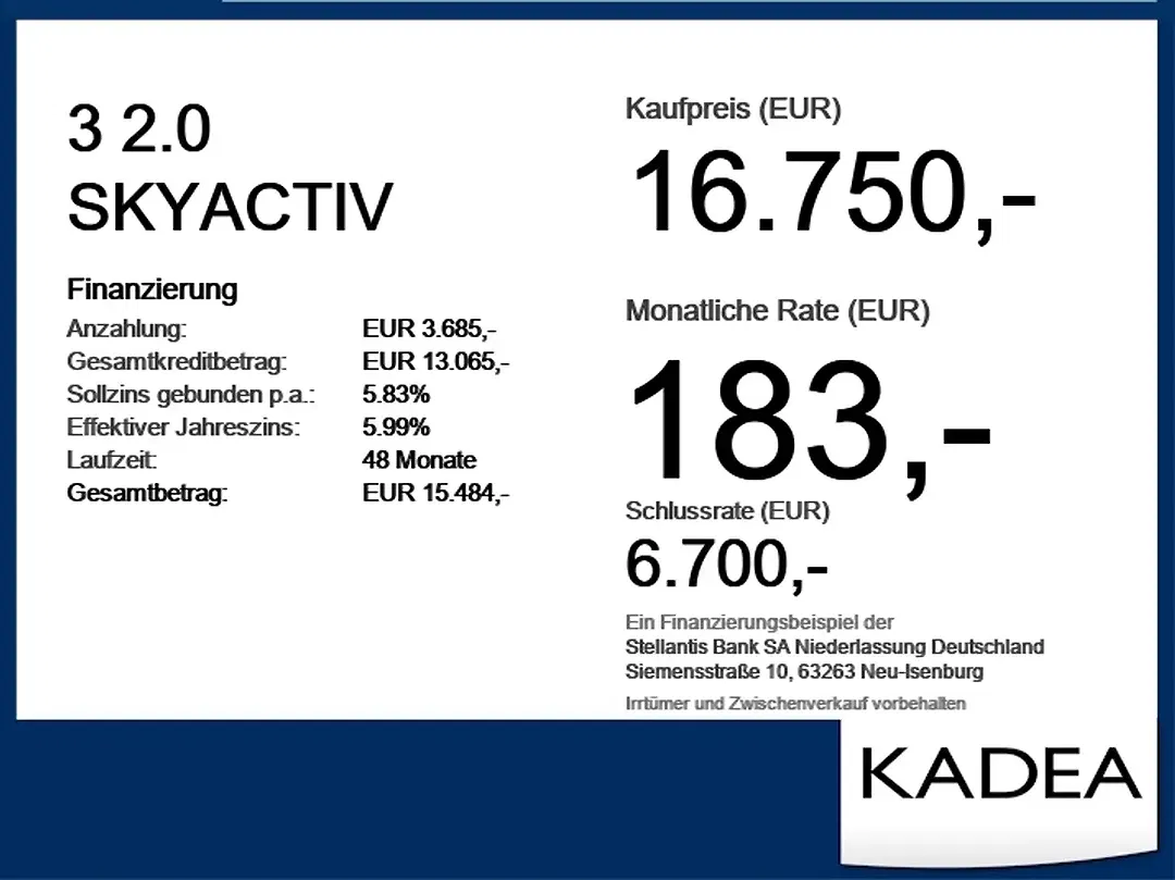 Mazda 3 2.0 SKYACTIV-G - Thumbnail 5