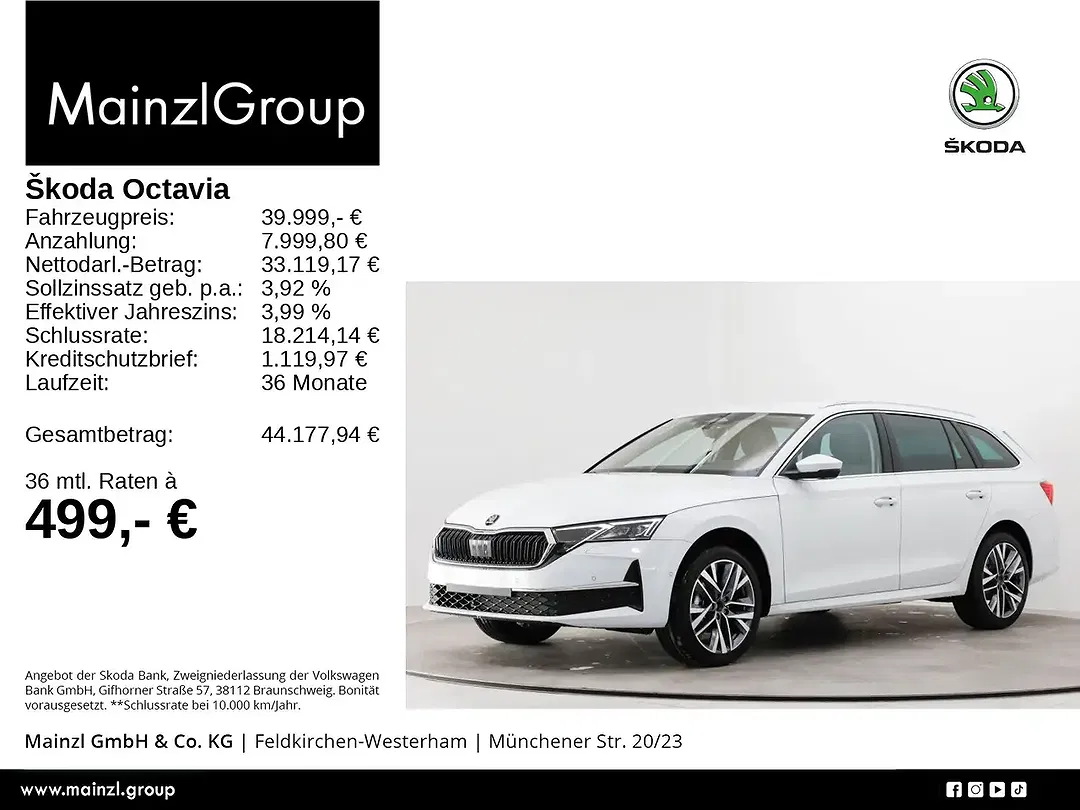 Skoda Octavia 1.5 TSI MHEV Combi - Thumbnail 3