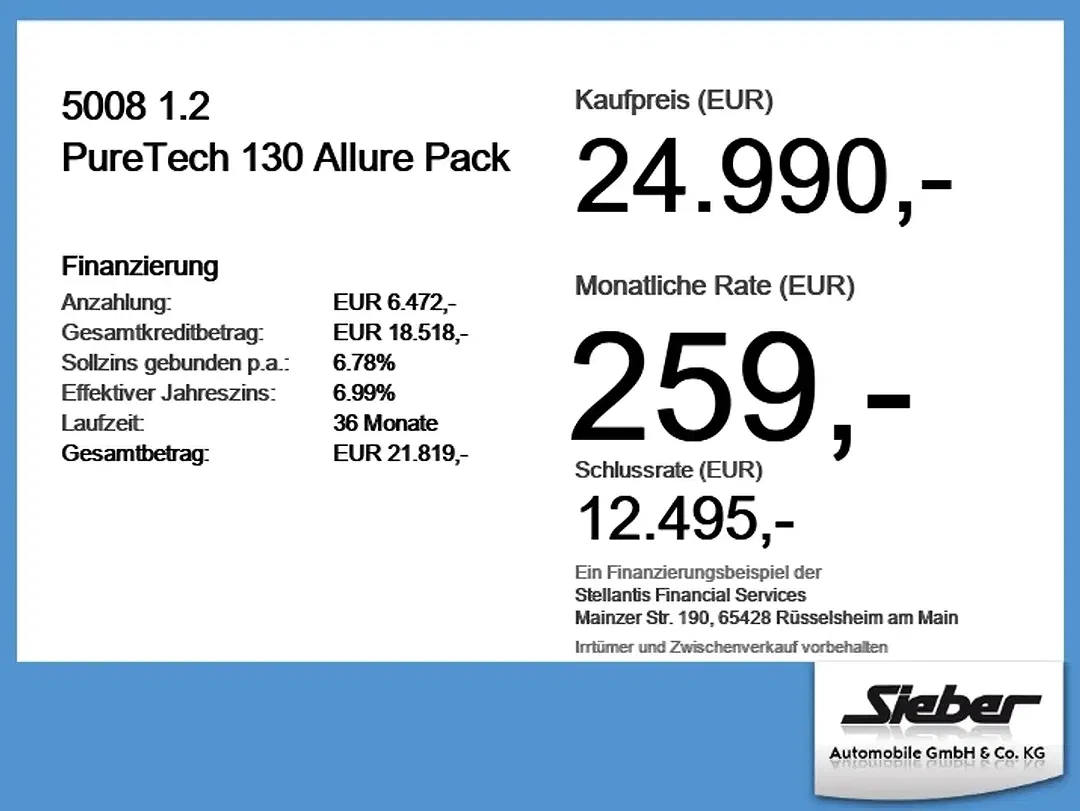 Peugeot 5008 130 PureTech Allure Pack - Thumbnail 3