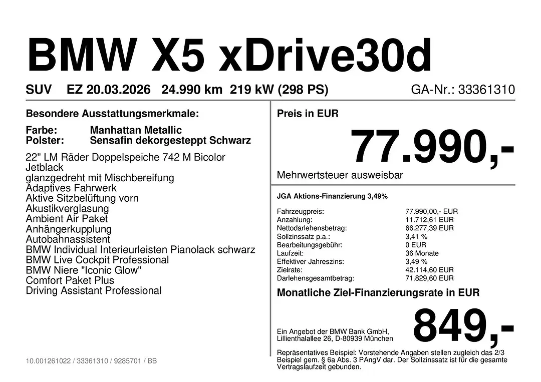 BMW X5 xDrive M Pro - Thumbnail 4