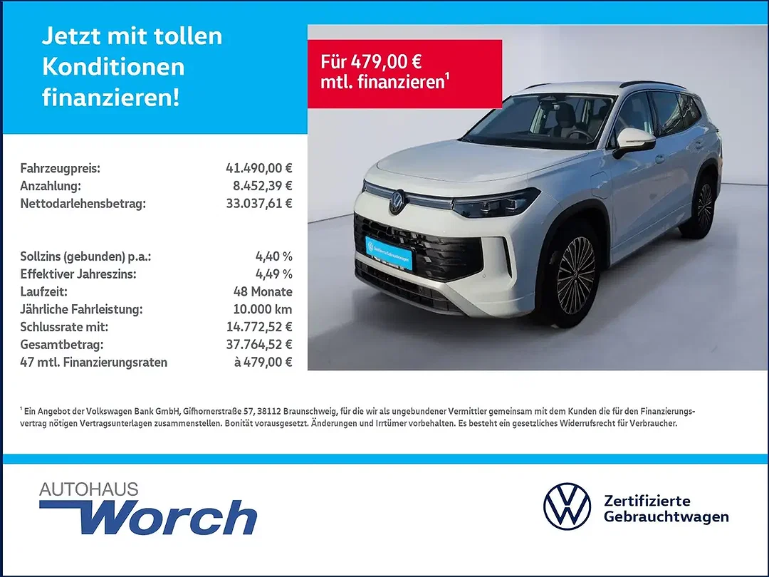 Volkswagen Tayron 1.5 eTSI eHybrid DSG Life - Afbeelding 1