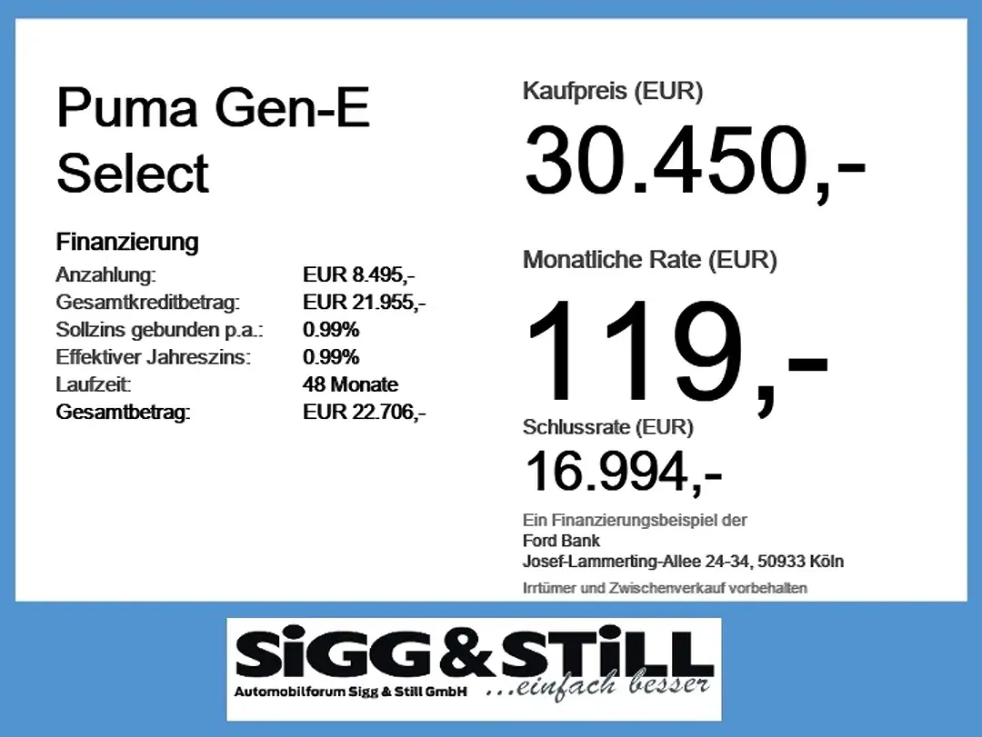 Ford Puma Gen-E Select - Thumbnail 3