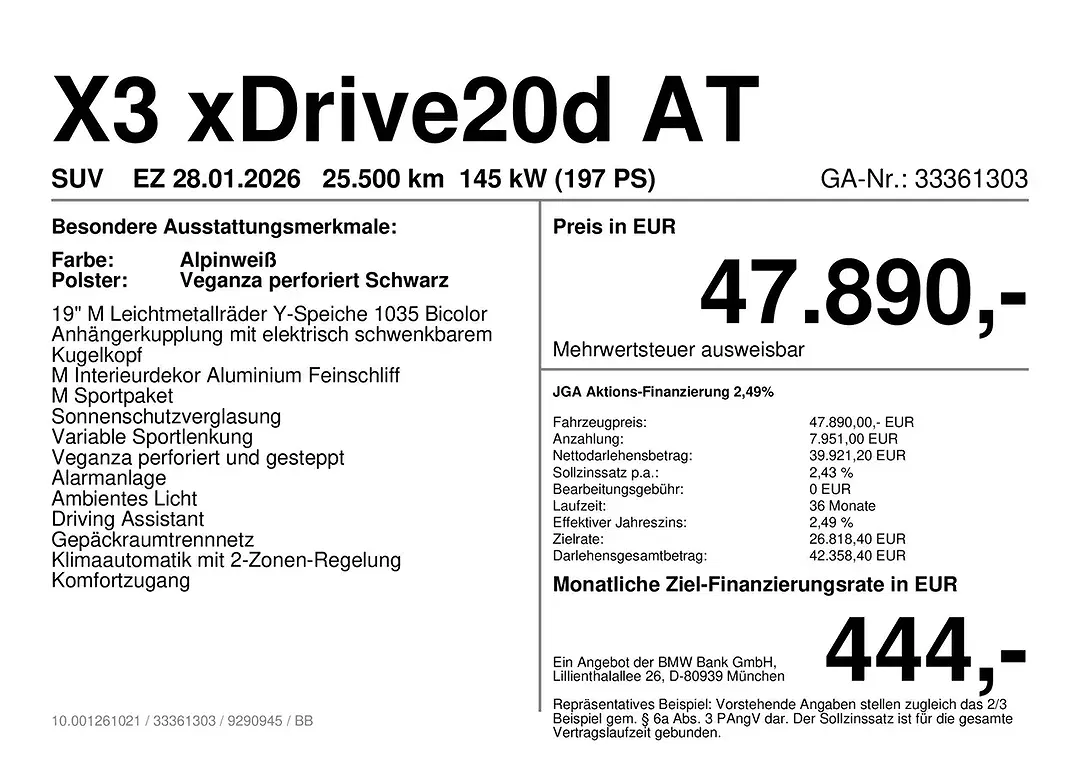 BMW X3 xDrive M - Thumbnail 4