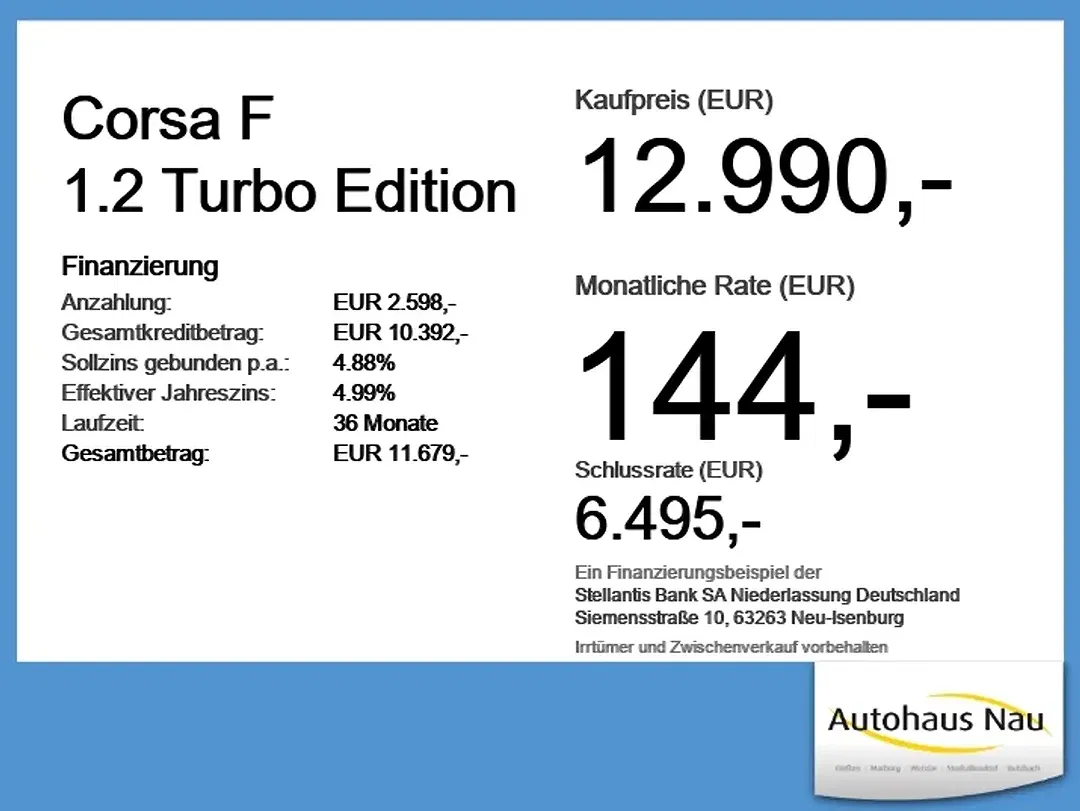 Opel Corsa 1.2 Turbo Edition - Thumbnail 3