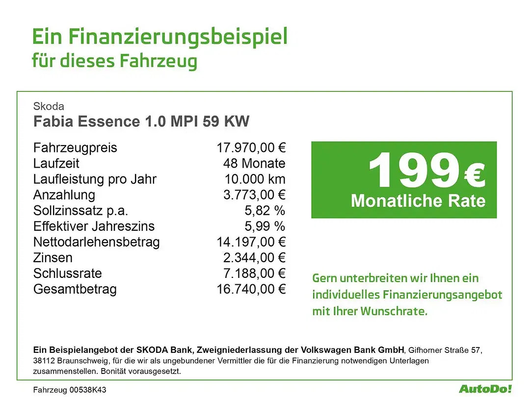Skoda Fabia 1.0 MPI Essence - Thumbnail 5