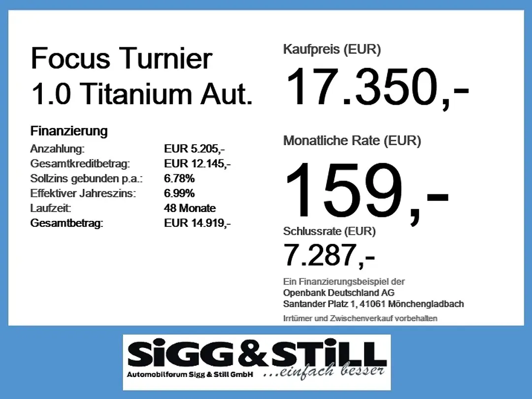 Ford Focus 1.0 AUT Titanium - Thumbnail 2