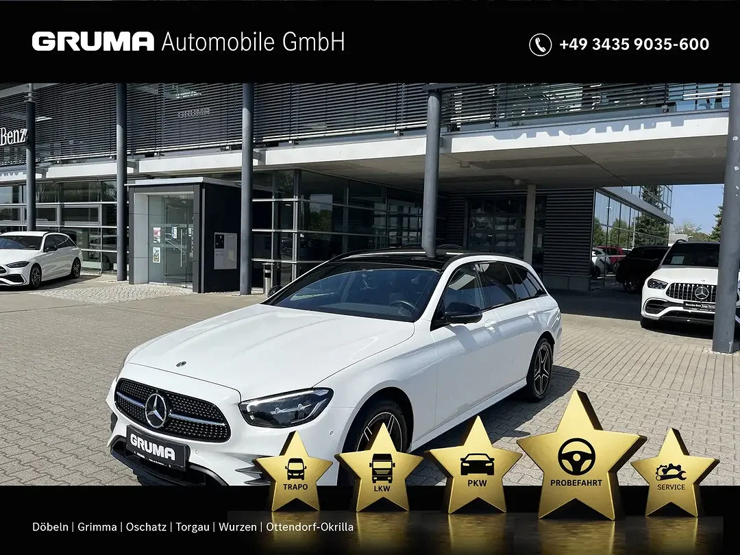 Mercedes-Benz E 300 4MATIC AMG Burmester Night - Afbeelding 1