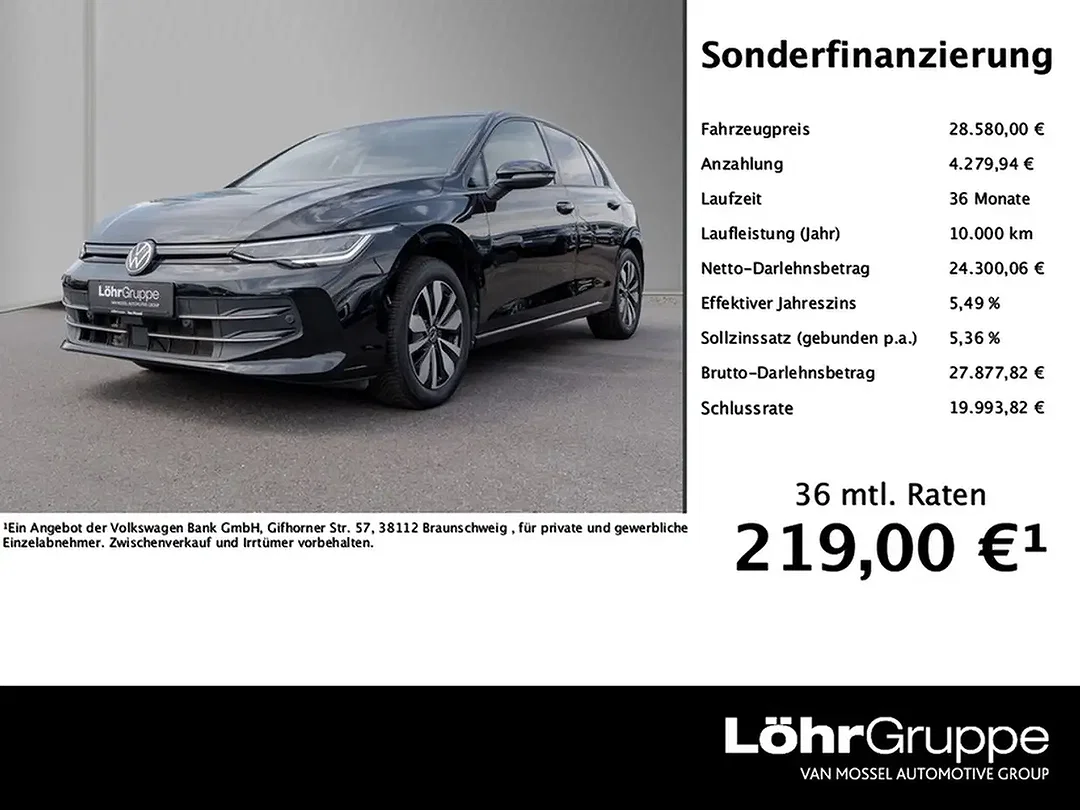 Volkswagen Golf 1.5 eTSI DSG Goal - Afbeelding 1