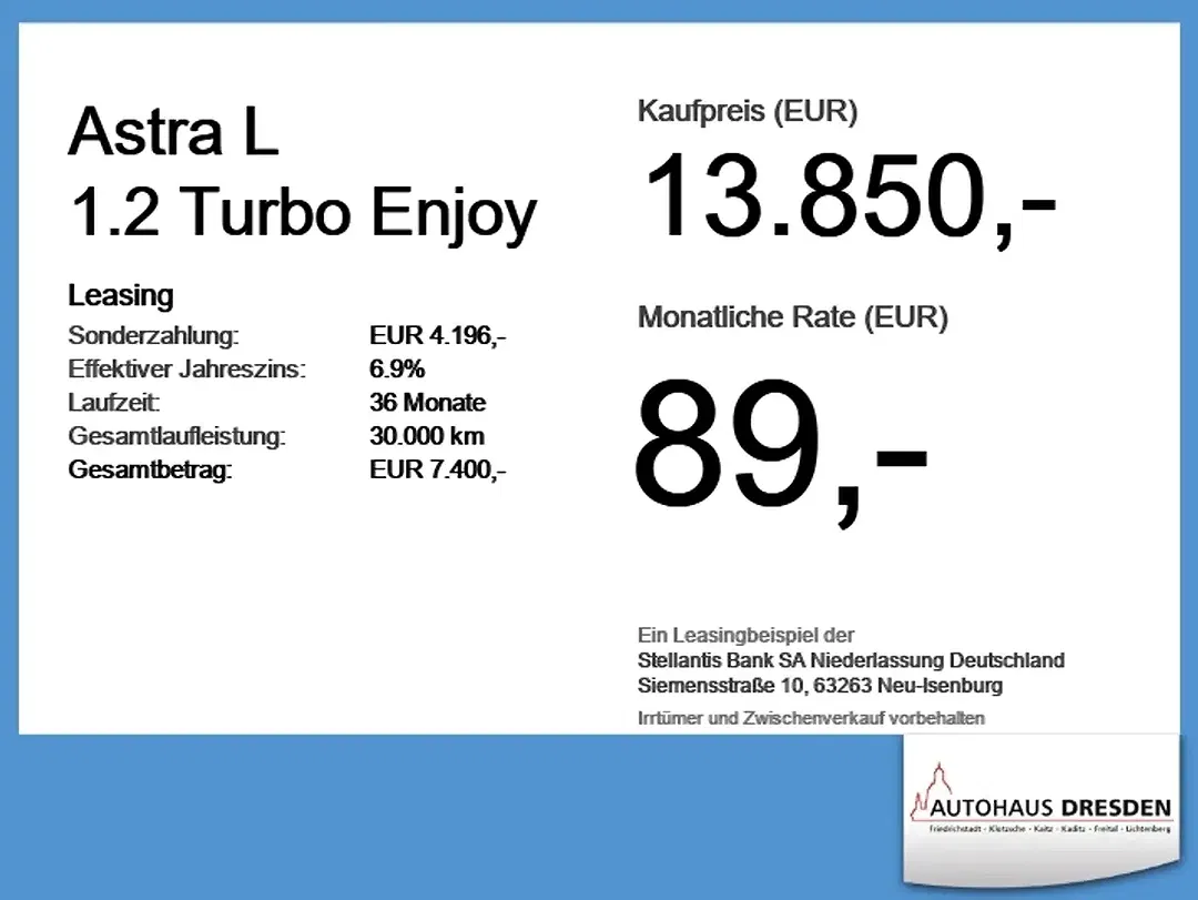 Opel Astra 1.2 Turbo Enjoy - Thumbnail 5