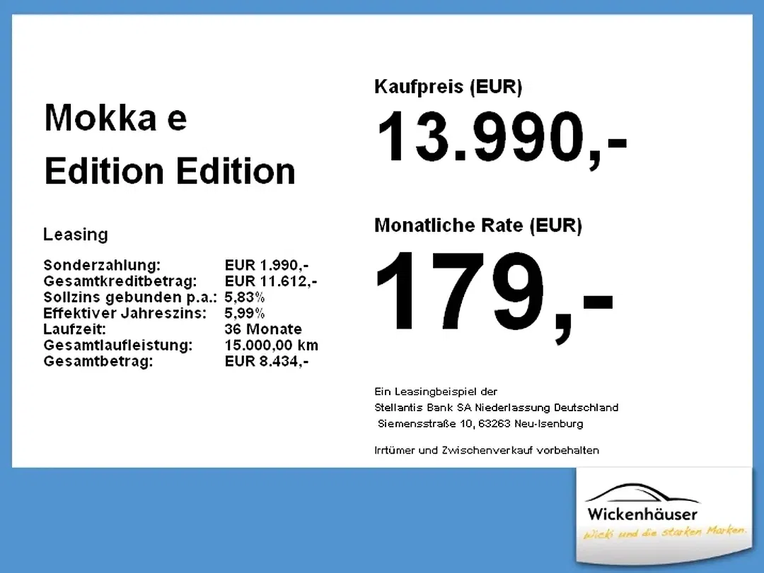 Opel Mokka-E Edition - Thumbnail 4