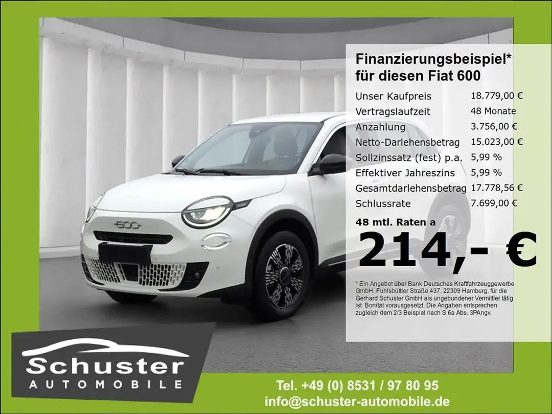 Fiat 600 1.2 DCT Style - foto 1