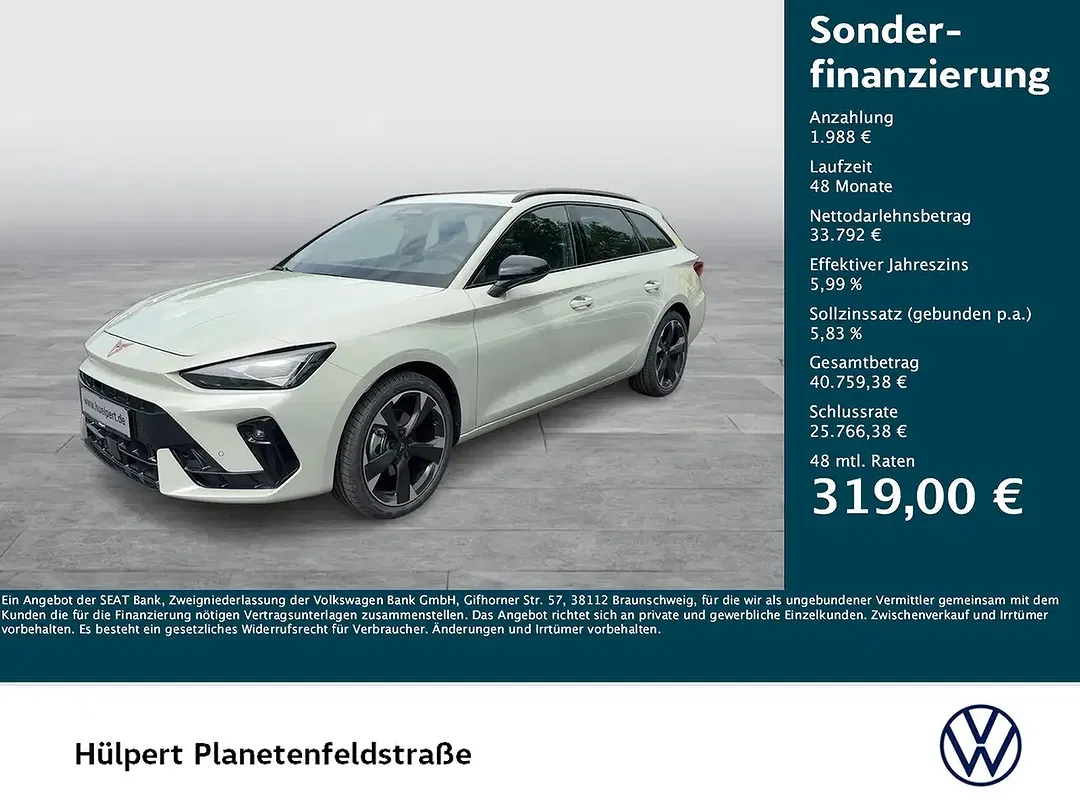 CUPRA Leon 1.5 eTSI Sportstourer - Thumbnail 1