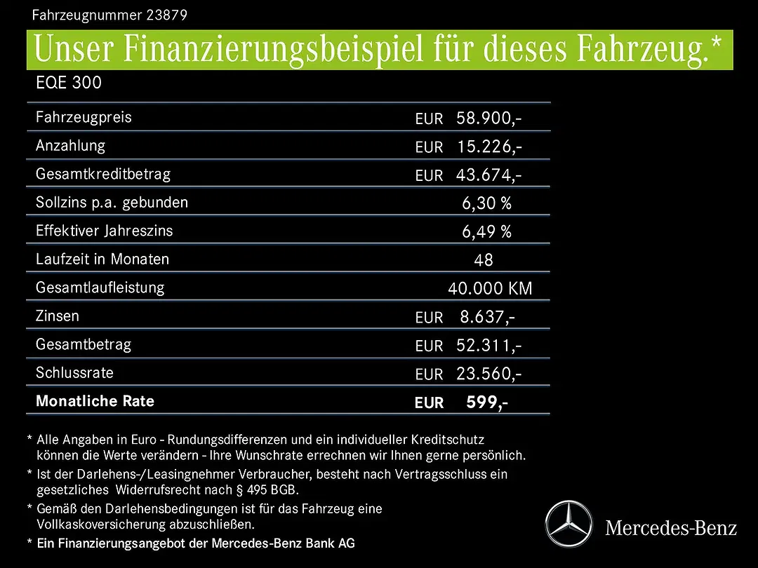 Mercedes-Benz EQE 300 Burmester AMG Line - Thumbnail 10