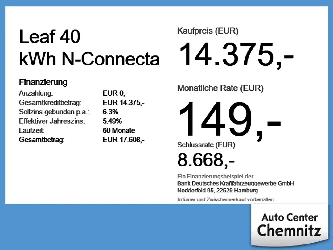 Nissan Leaf N-Connecta - Thumbnail 4