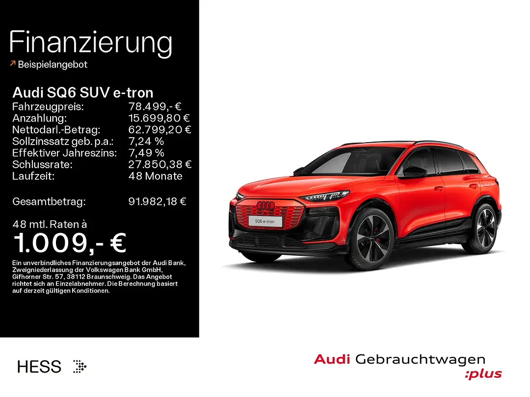 Audi SQ6 e-tron Matrix LED S line - foto 1