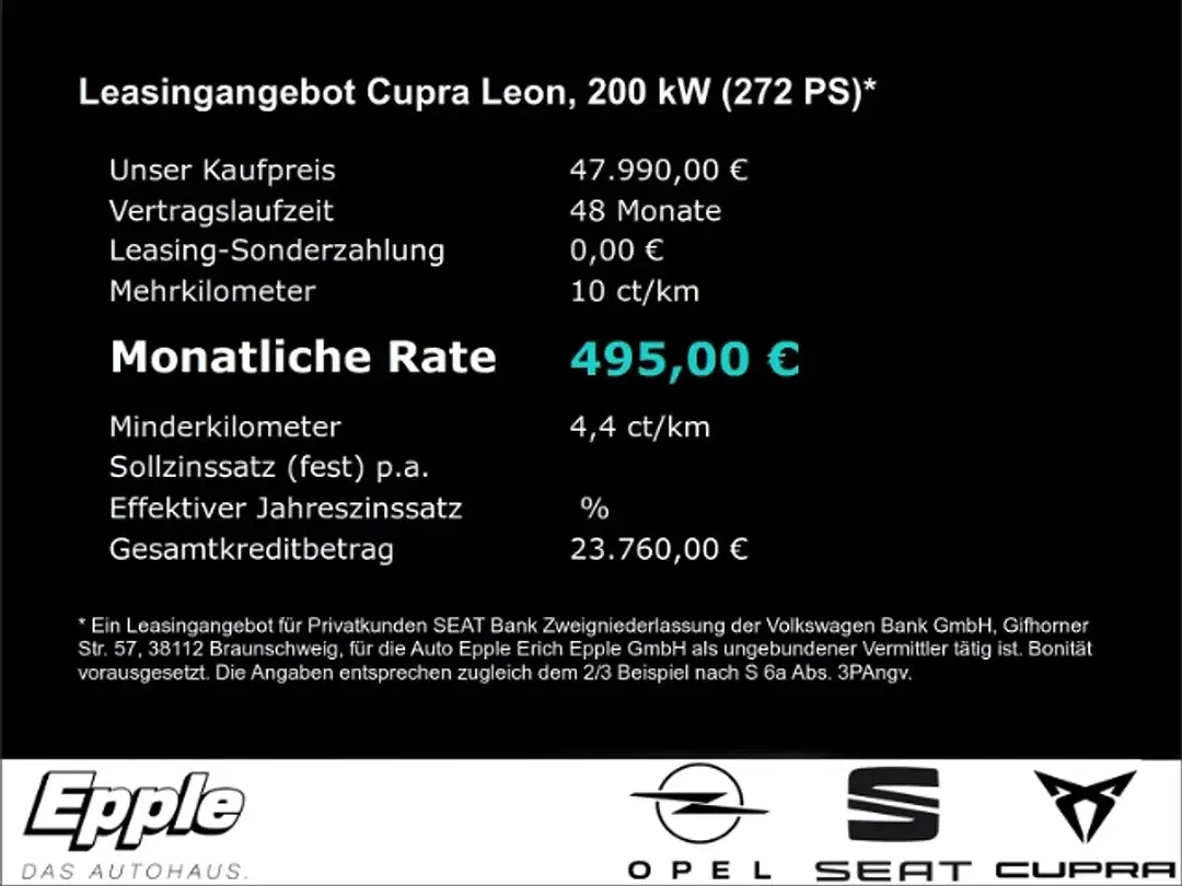 CUPRA Leon PHEV Sportstourer VZ1 - Thumbnail 4